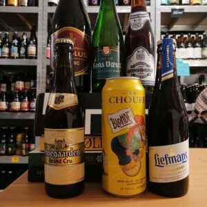Belgisk smagekasse med 6 top-bedømte belgiske øl