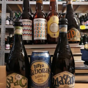 Italiensk smagekasse med 7 forskellige øl fra 3 bryghuse